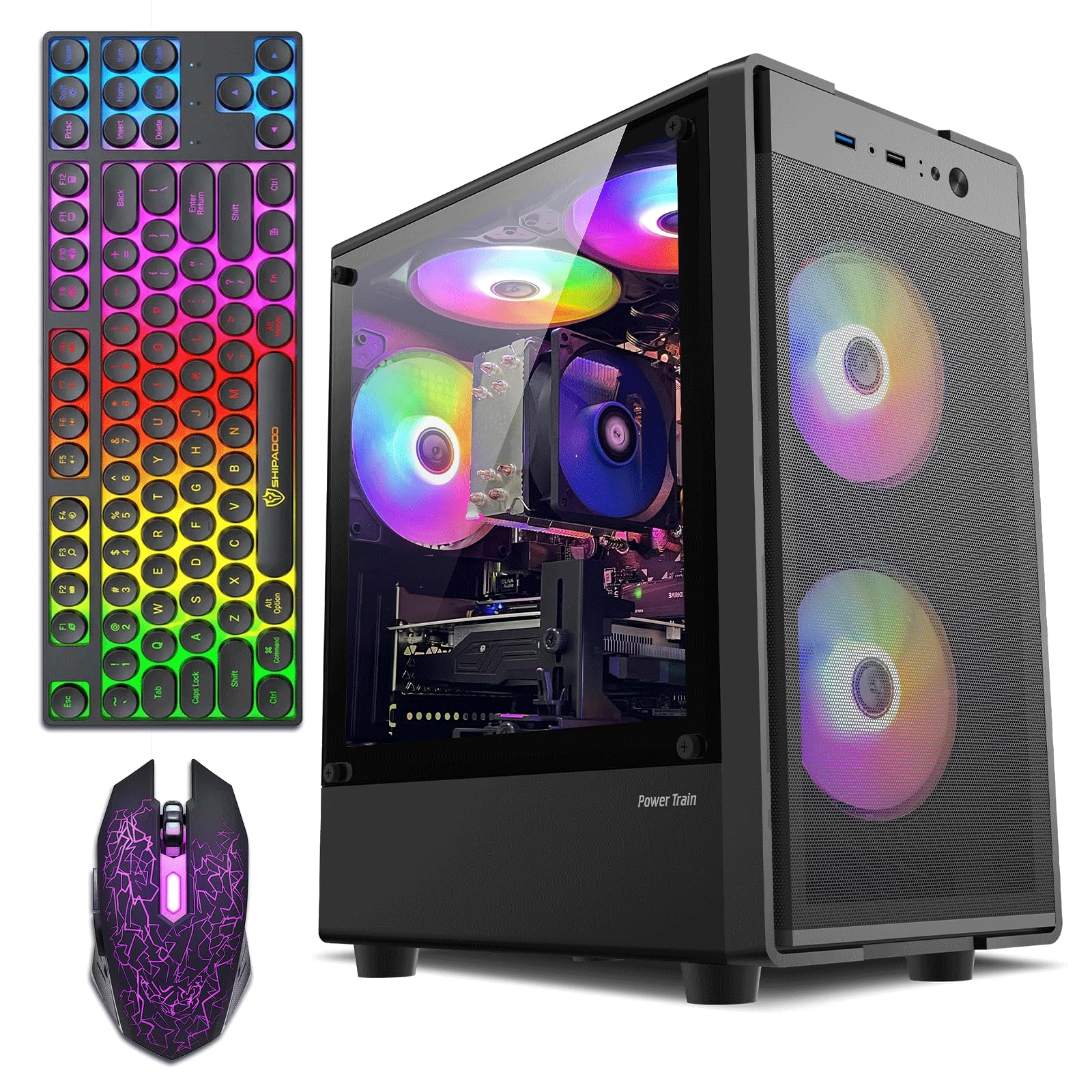 Amazon.com: ZER-LON Gaming PC Desktop, Prebuilt Gaming Computer